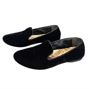 Birdies Black Velvet Starling Flats